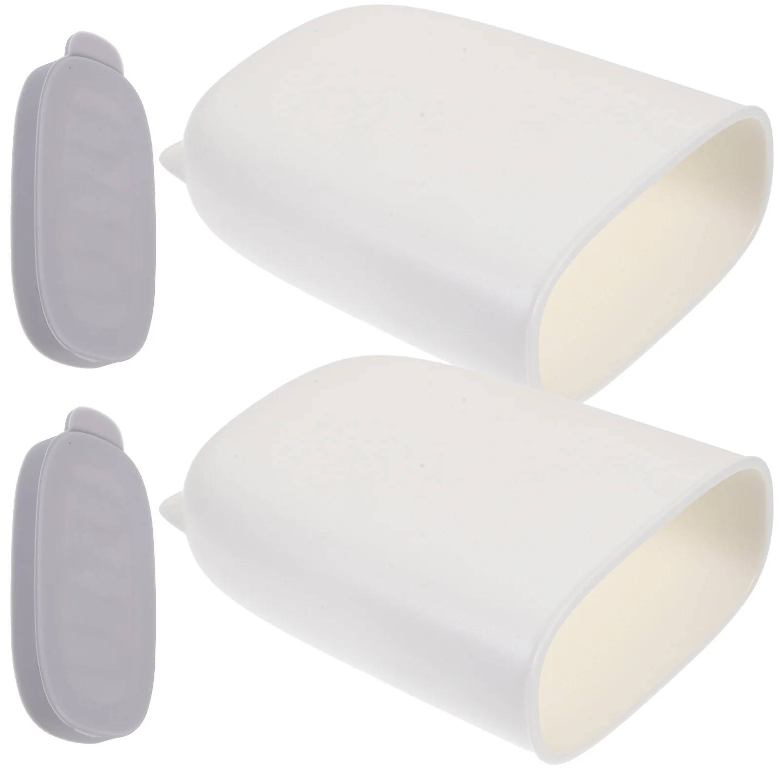 

2pcs Portable Silicone Abs Travel Holder Shower Dish For Bathroom Washing Soap Rack Home Soap Storage Container