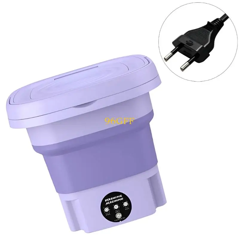 96GF Compact Travel Washer Energy Saving Folding Portable Washing Machine Portable Underwear Panties Washer for Small Spaces