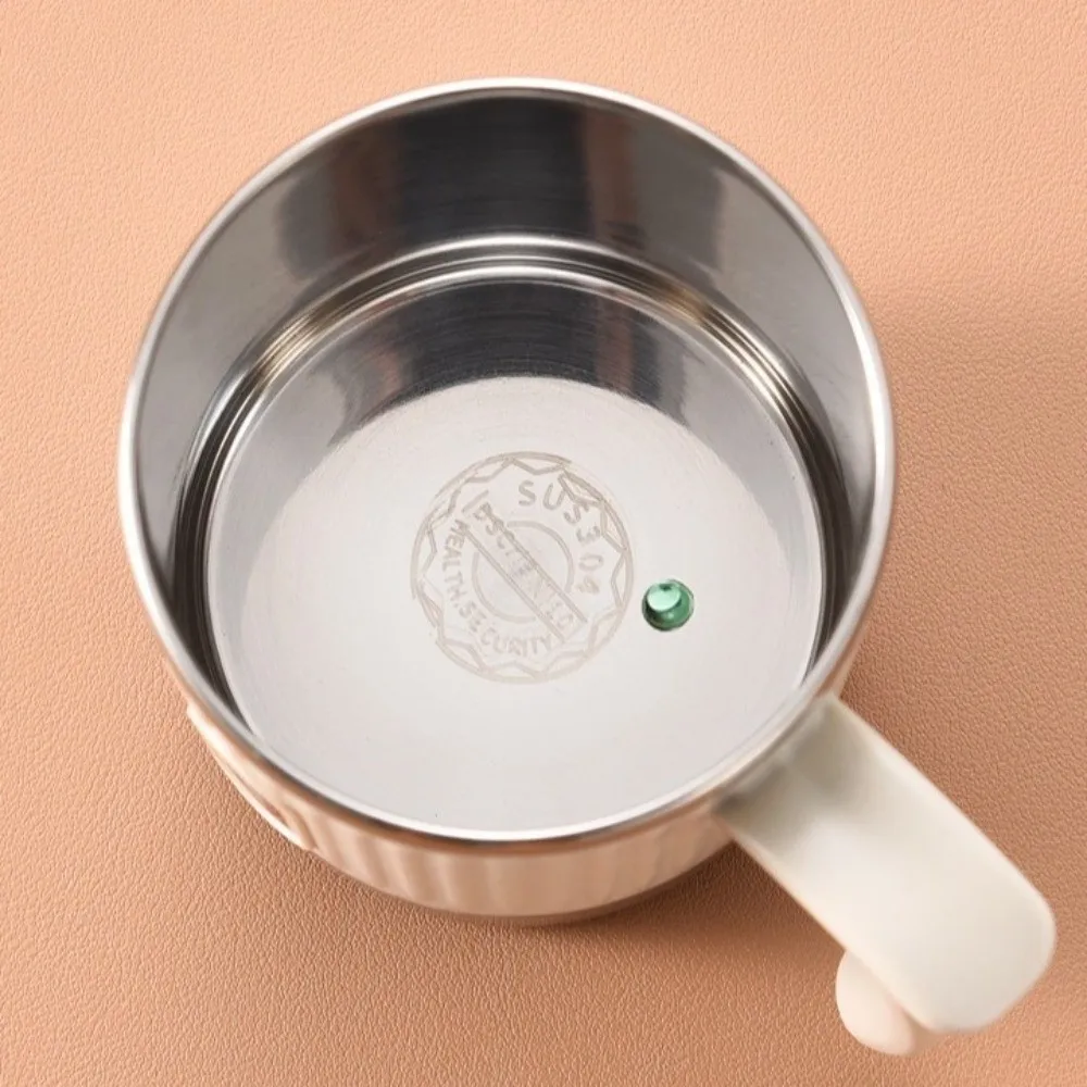 

Heat-resistant Stainless Steel Water Cup Seal Lid Spoon Large Capacity Coffee Mug With Handle Tea Drinking Cup Breakfast Cup