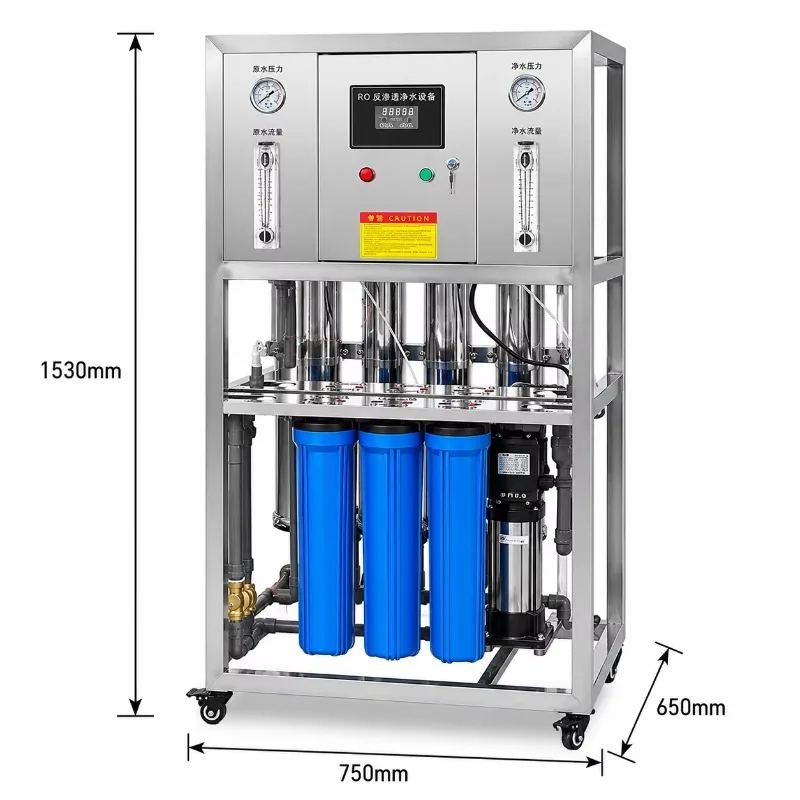 Reverse Osmosis System 1000LPH 6400GPD Direct Flow For Professional Laundry Business Water Unit RO