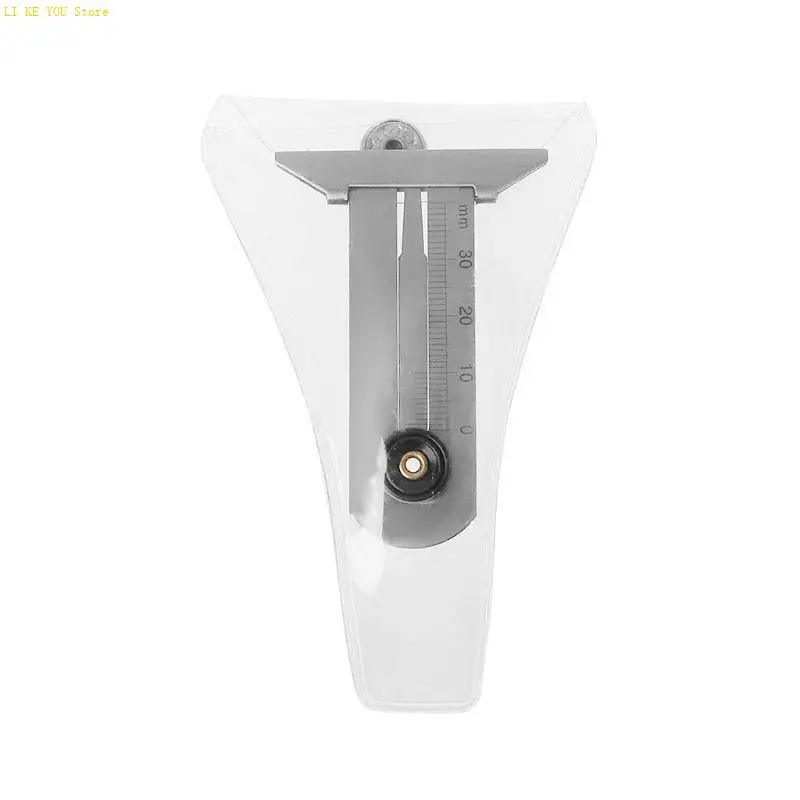 W3JE Stainless Steel Car Tyre Depth Gauge 0-30mm Caliper Depth Measurement Tool
