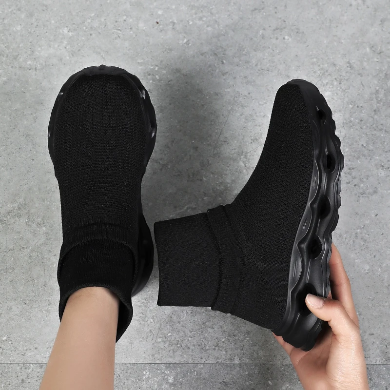 

Женские весенние кроссовки больших размеров, дышащие носки, обувь для ленивых со стременами на одну ногу