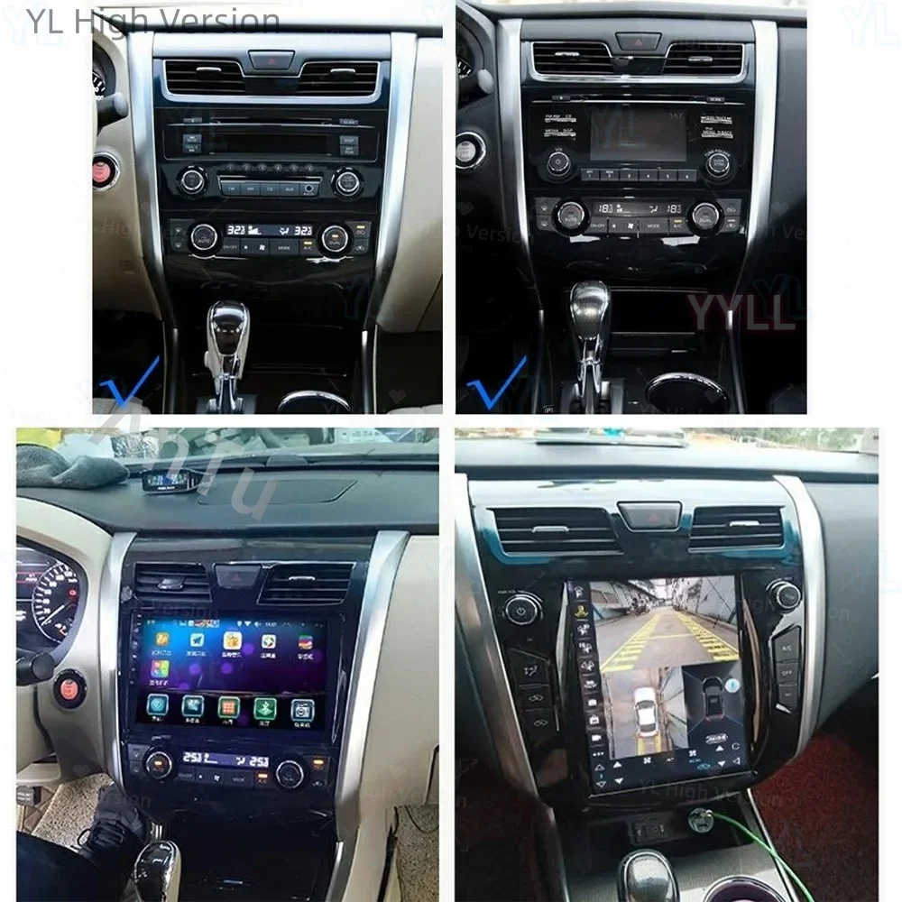 9.7inch Touch Screen For Nissan Teana Altima 2013 - 2017 Stereo GPS Car Multimedia Player CarPlay Android 14 Navi Autoradio DSP