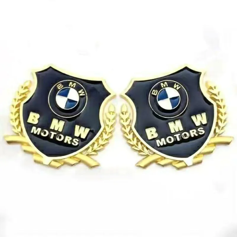 

Car Logo Stickers Metal Emblem Badge Decal Auto Accessories For BMW 1 2 3 4 5 6 7 Series E46 E60 E90 F10 F30 X1 X3 X4 X5 X6 X7