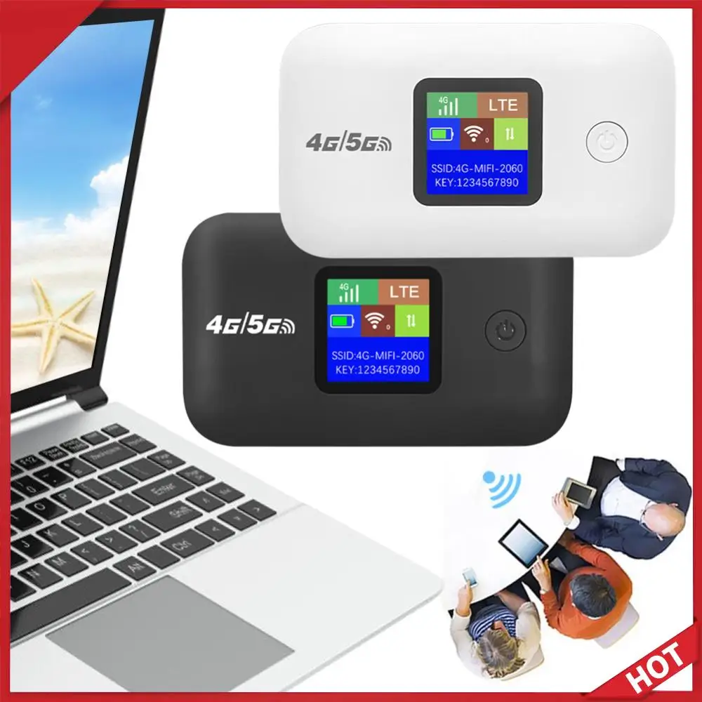 

Портативный беспроводной модем 150 Мбит/с, мини-роутер для улицы, Wi-Fi точка доступа 3000 мАч с гнездом для SIM-карты, мобильный карманный Wi-Fi роутер