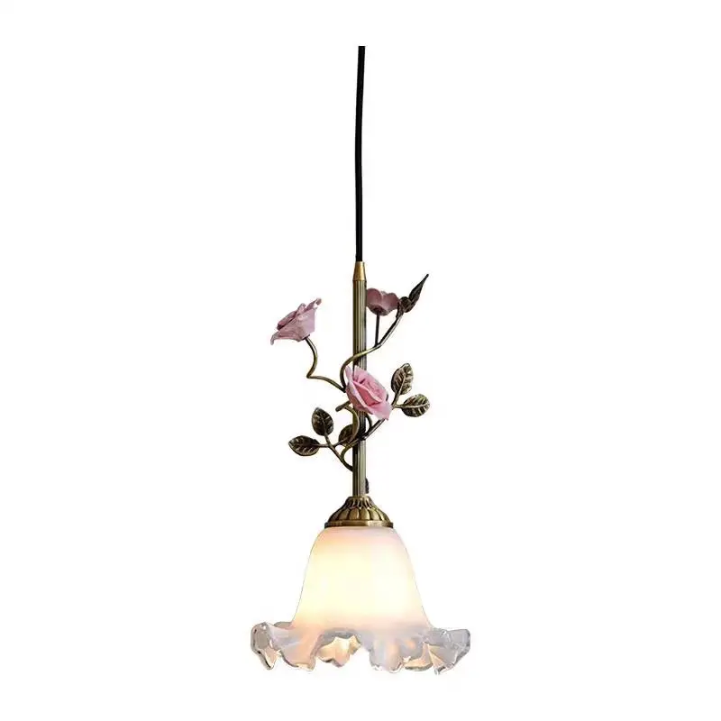 

Medieval style, bedroom, atmosphere, roses, bedside lamp