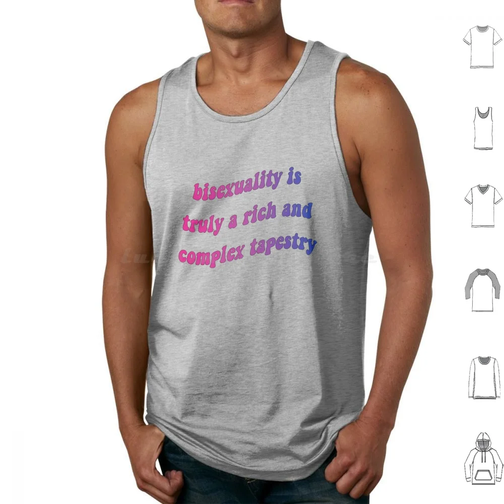 Bisexuality Rich And Complex-Rwrb-Red White And Royal Blue Tank Tops Vest Sleeveless Red White And Royal Blue History Huh
