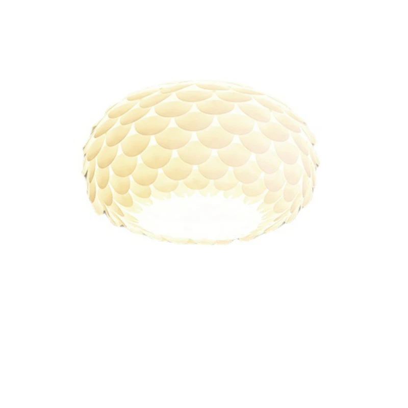 Plafonnier LED en Acrylique Blanc au Design Minimaliste Moderne, Éclairage d'Nik, Luminaire Décoratif de Plafond, Idéal pour une Chambre à Coucher ou un Salon, 10 ㎡