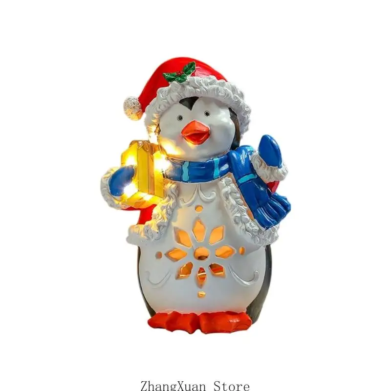 Musikalisch beleuchtete Weihnachtsfigur für und Thekendisplay Innenbereich, USB- oder Batteriebetrieb für saisonale – Detail 8