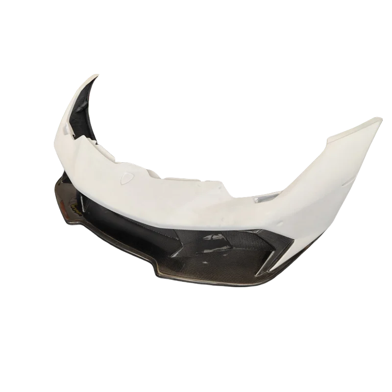 

Suitable for Lamborghini Huracan LP610 LP580 modified body kit V style semi carbon fiber front bumper