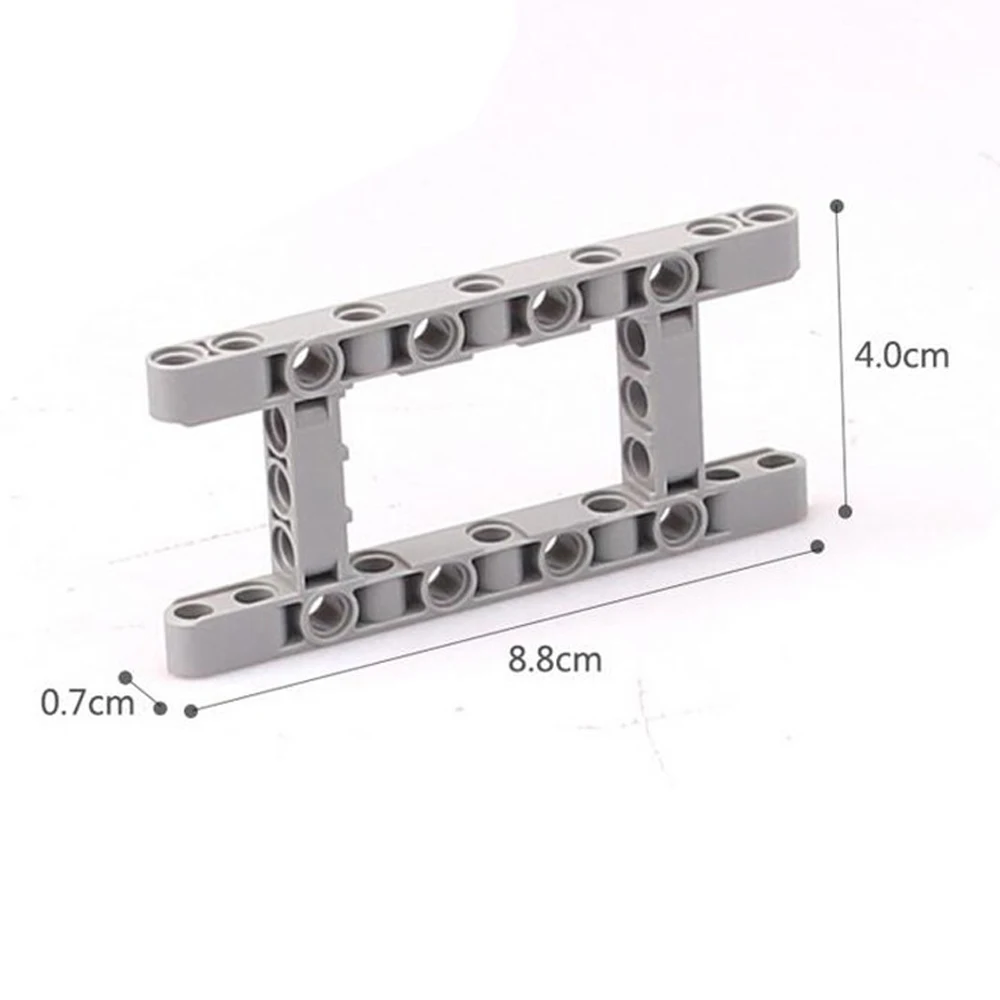 H-Frame Hole Arm Ring 64178 11x5 Holes H-Beam MOC High-Tech Building Blocks Modified DIY Toys Parts Assembled Bricks