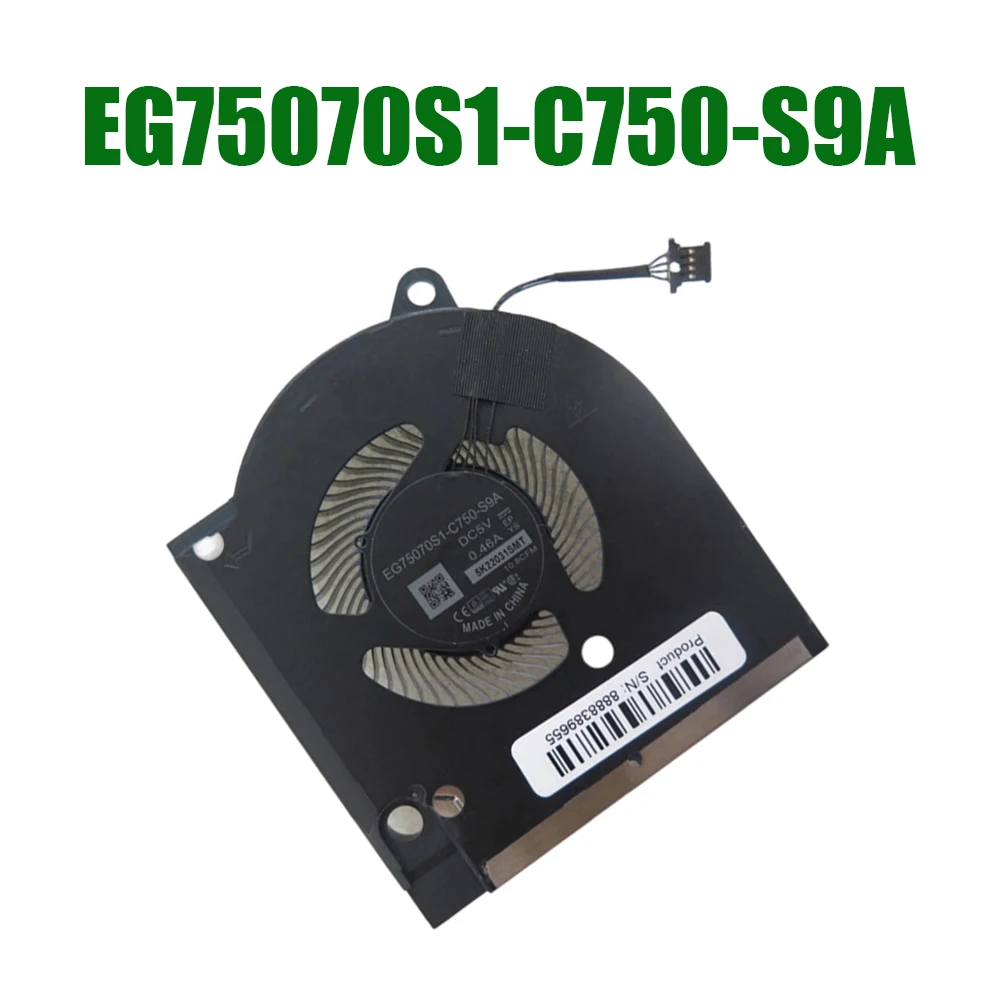 For DELL G15 5520 5525 RTX3050 EG75070S1-C750-S9A RD0210383109 DC5V 0.46A Laptop GPU Fan