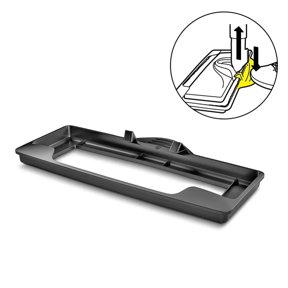 Новая сменная насадка-глайдер для пароочистителей Karcher SC 1, SC 2, SC 3, черная