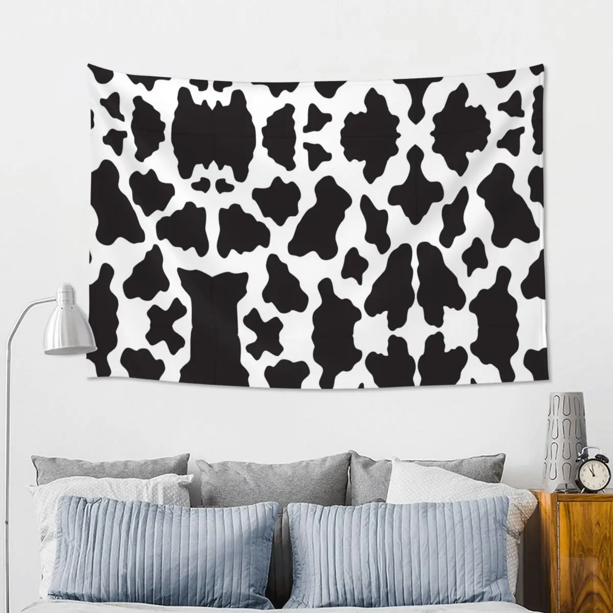Cow Animal Print Cowboy Country Ranch Tapestry Funny Wall Hanging Aesthetic Home Decor Tapestries for Living Room Dorm Room