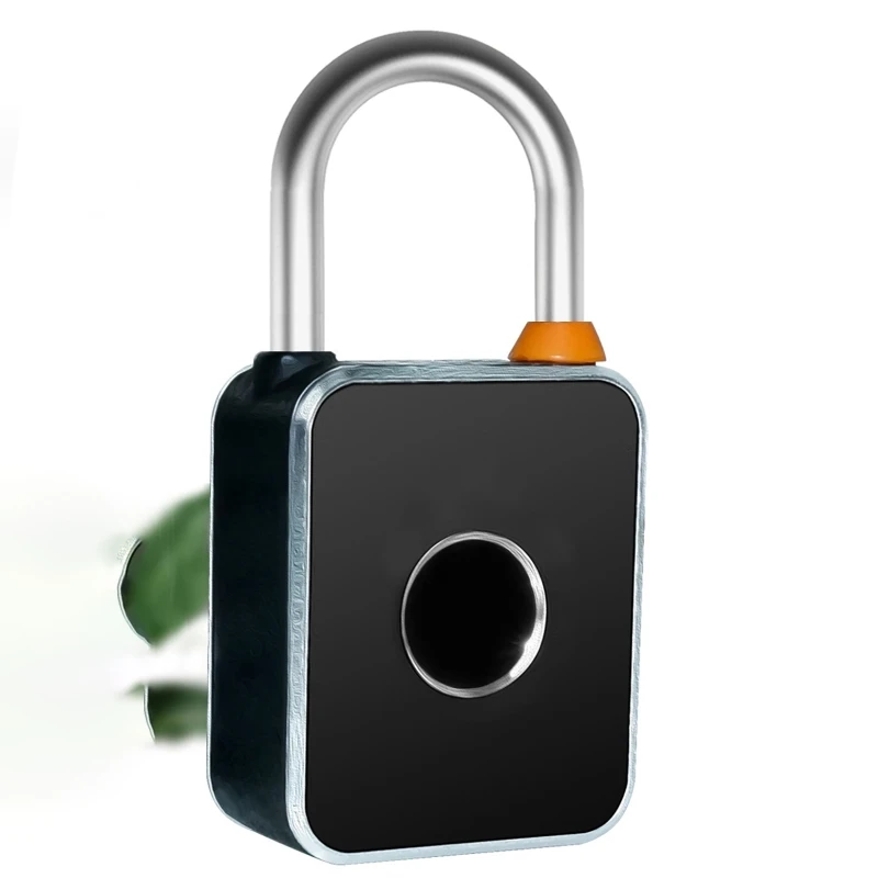 Portable Biometric Padlock Anti-Theft Tuya Fingerprint Lock USB Charging Smart Padlock Suitable for Cabinets Doors Bicycles
