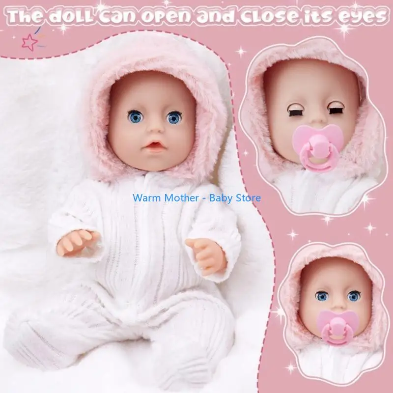 

Multipurpose Soft Baby Doll Accessory for Kids 18 Months Up with Gentle Vanillas Scent and Sleep Eyes Daily Use 57QE