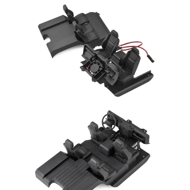 Interior / Dashboard / Seat 3d Printed For 1/18 Rc Crawler Car Trxs Trx4m K10 Upgrade Option Parts Interior#g181w
