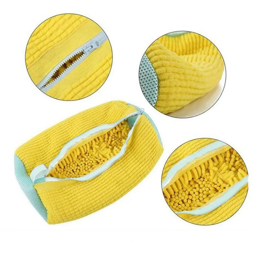 

Rust-proof Shoe Laundry Bag Zipper Shoe Wash Bag 2pcs Shoe Washing Bags with Zipper Design for Gentle Tear-resistant Fabric