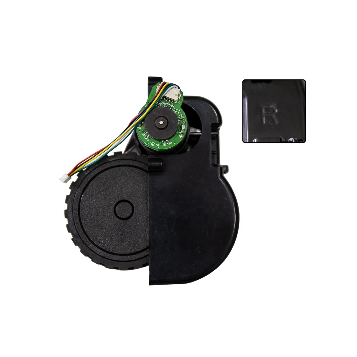 เครื่องดูดฝุ่นซ้าย + ขวาล้อมอเตอร์ชุดสําหรับ EXVAC660 EXVAC680S เครื่องดูดฝุ่นหุ่นยนต์ C