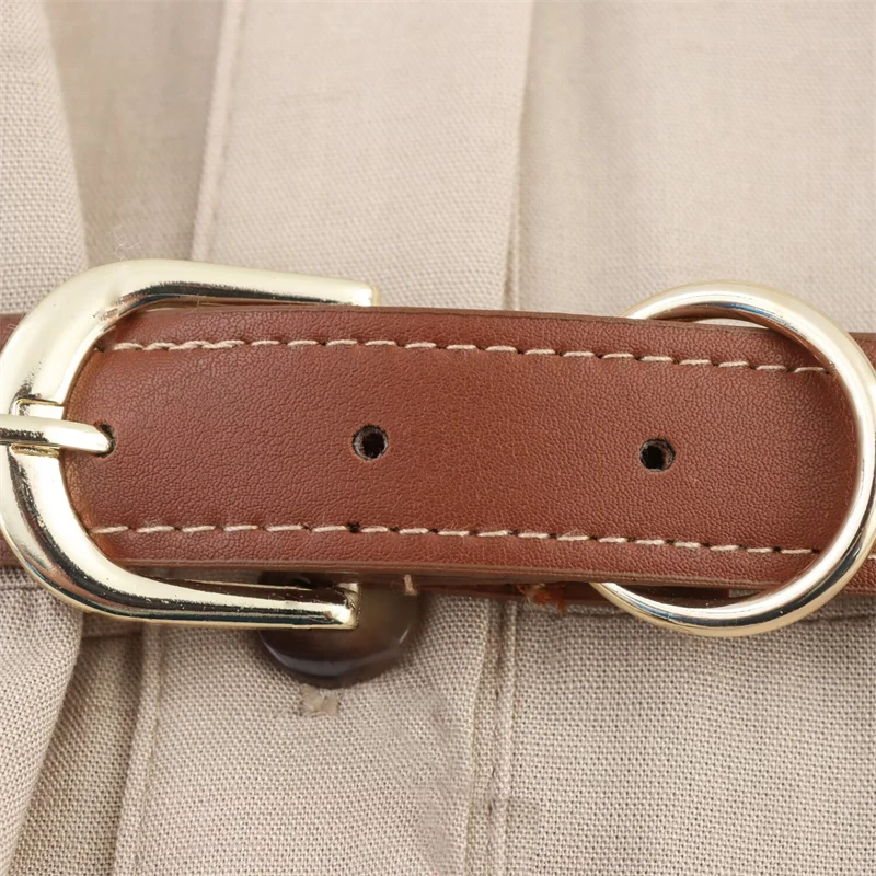 KEYANKETIAN Estate Nuove Donne Con Cintura Decorazione Mini Abito Office Lady Gira Imbottiture Colletto Monopetto Abiti Senza Maniche