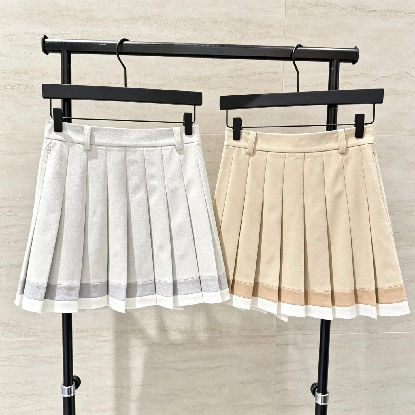 Women's Golf Skort 2026 Summer New Original Korean Color Block Slimming Sporty Versatile Quick-Dry Breathable Stretch Soft Mini