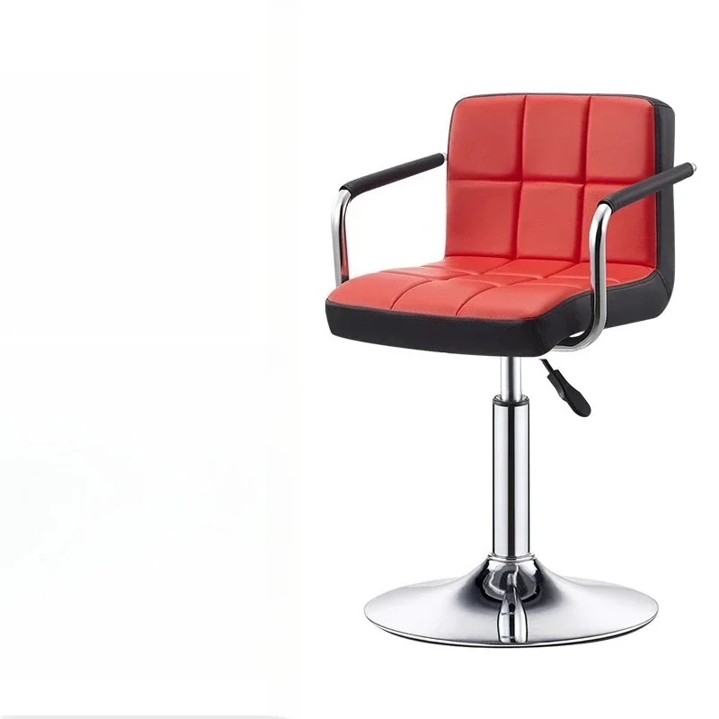 Sgabelli da bar personalizzati per pedicure Sgabelli da bar per salone di design nordico di lusso Lounge Comodi mobili Cadeira in metallo minimalista