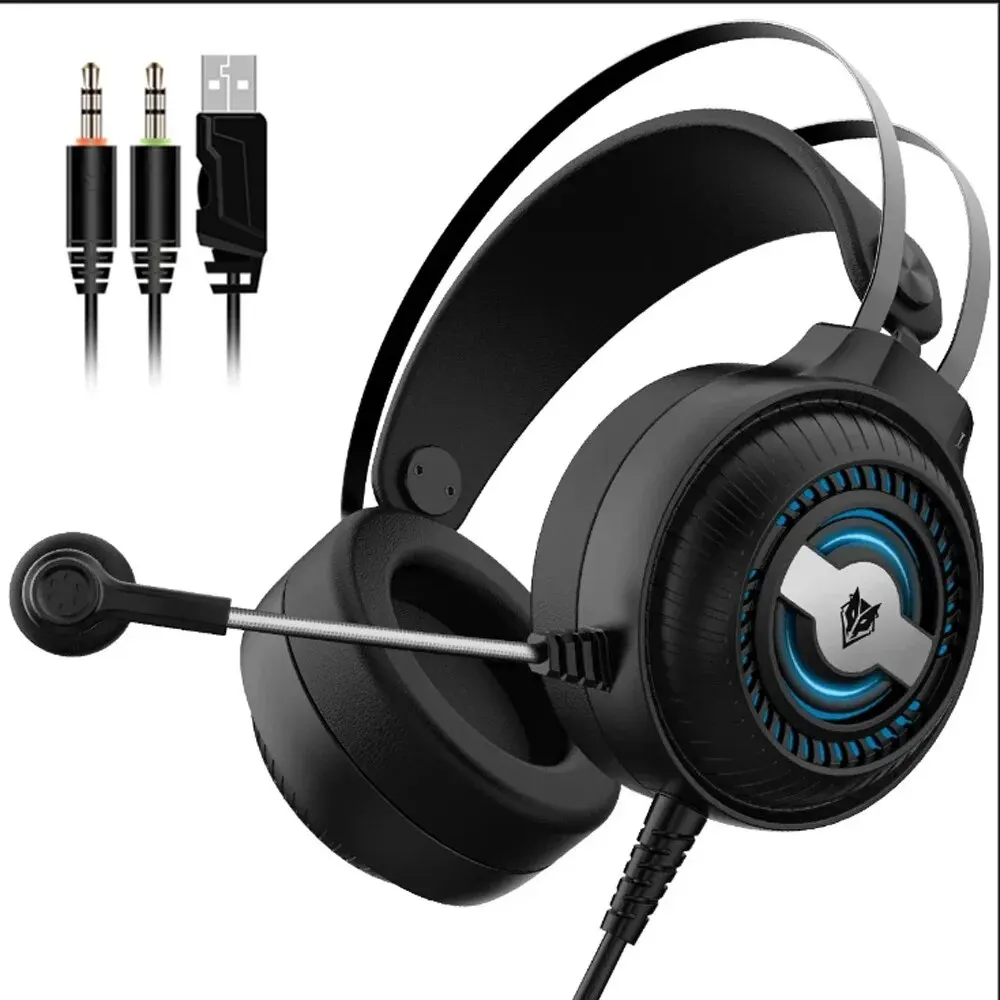 N1pro Headset Gaming PUBG e-sport dengan mikrofon Headset Surround grosir earphone lintas batas