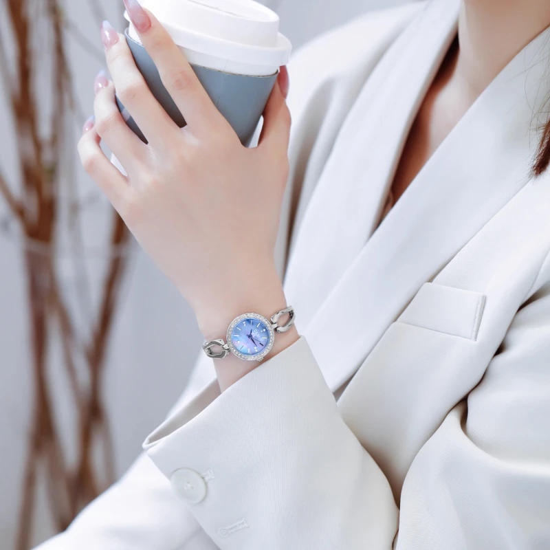 New luxury student women's watch niche high-end temperament simple small exquisite waterproof fashion quartz watch birthday gift