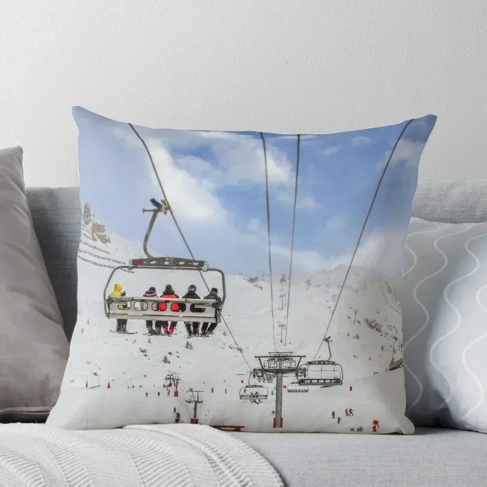 

Ski Lift Throw Pillow Couch Cushions Pillow Case Christmas sleeping pillows Luxury Room Decorative Cushions pillow