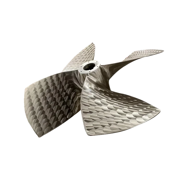 New Copper Stern Thruster Duct Propeller with 5 Blades Electric Motor Casting Process Boat Ship Bronze Variant Available