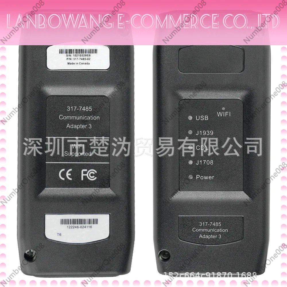 Wireless Heavy Equipment Diagnostic Tool Excavator Scanner OBD2 Adapter for Caterpillar Engines
