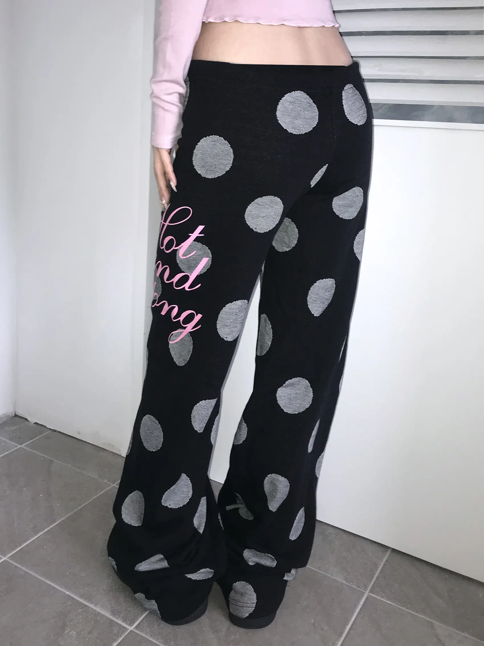 2026 Neue Y2K Amerikanische Retro-Punk High-Street-Hose mit gepunktetem Buchstabendruck – Trendige Streetwear für den Alltag, vielseitig kombinierbar – Detail 17