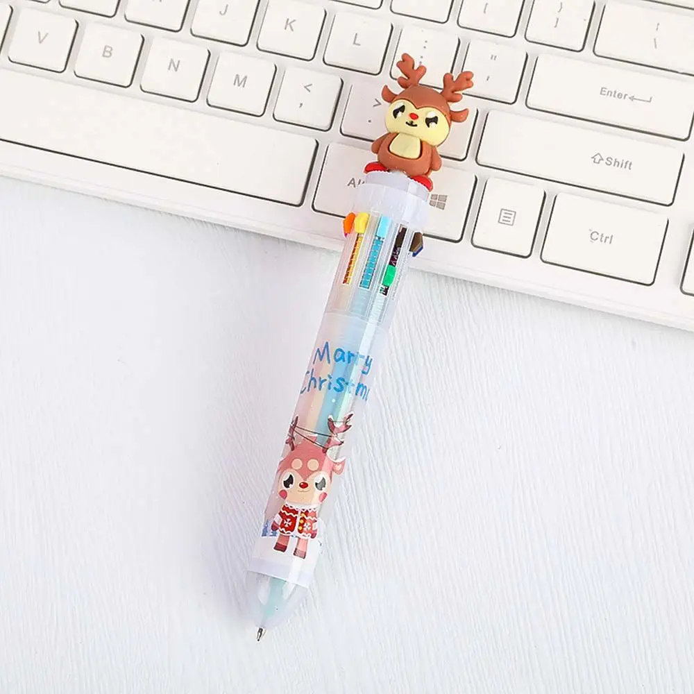 

Cute Creative Santa Claus Handwriting Office School Writing Supplies Xmas Ball Pen Oil Pen Stationery Christmas Ballpoint
