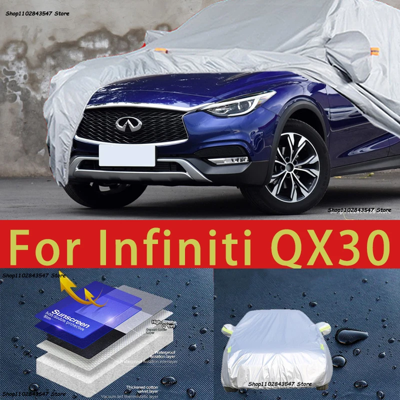 

For INFINITI QX30 Car protective cover, sun protection, cooling protection, car clothing, car paint protection auto