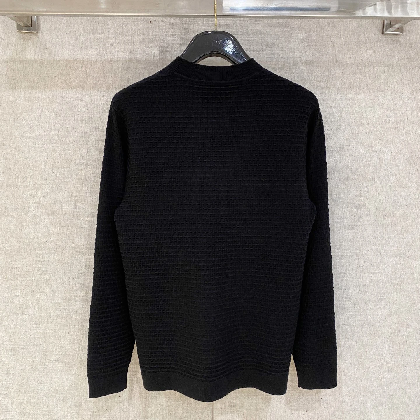 เสื้อสเวตเตอร์ถักคอวีผู้ชายไซส์ใหญ่ สไตล์ลำลองธุรกิจ โทนสีพื้นเรียบง่าย ดูดีมีระดับ สำหรับต้นฤดูใบไม้ร่วง