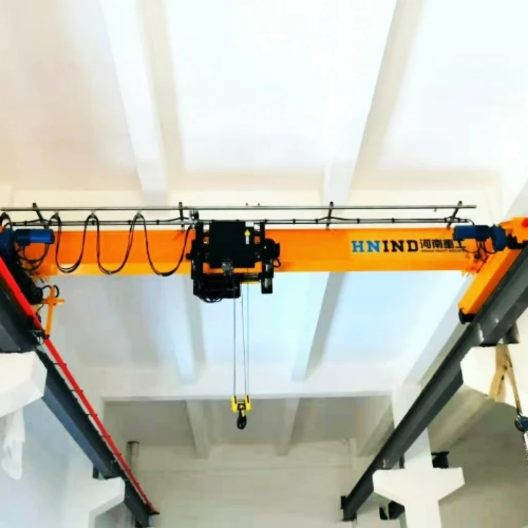3 Ton 5 Ton 10 Ton EOT Bridge Crane With Wireless Remote Control Single Beam Electric Overhead Crane
