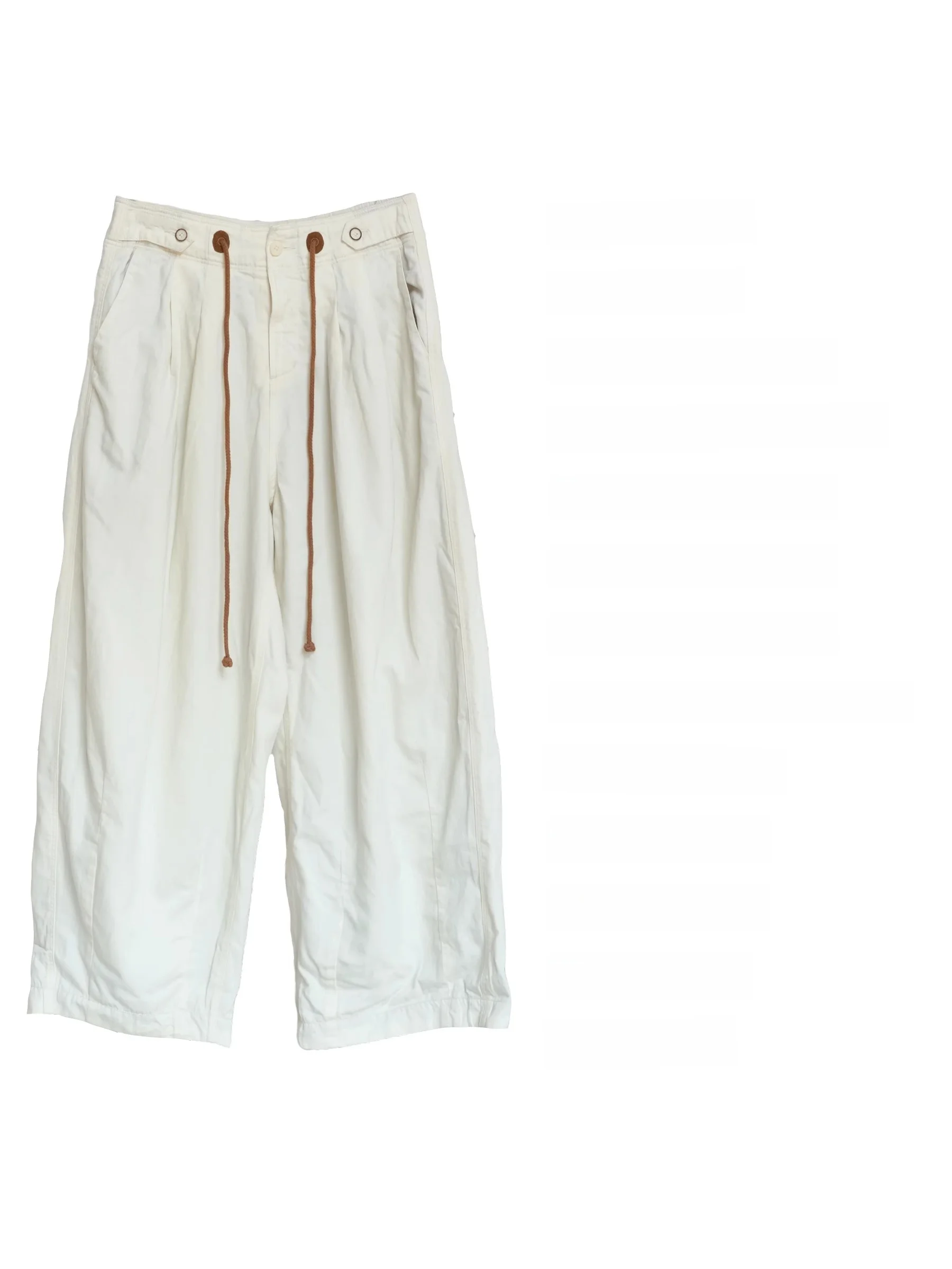 

Повседневные широкие брюки из шерстяно-хлопковой смеси с двойным слоем и узлами, женские, модные, осенний сезон, с завязками на талии, удобная посадка