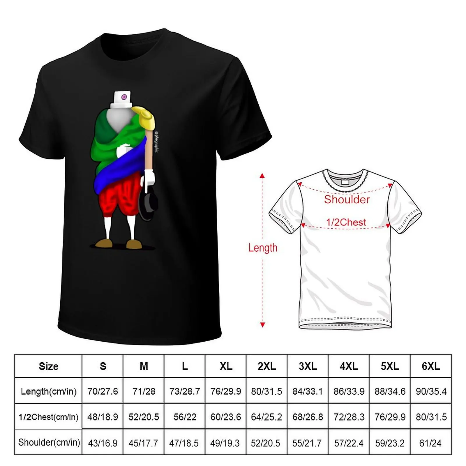 Classic Spanish Writer T-Shirt Plus Size Non-Shrink T-Shirt
