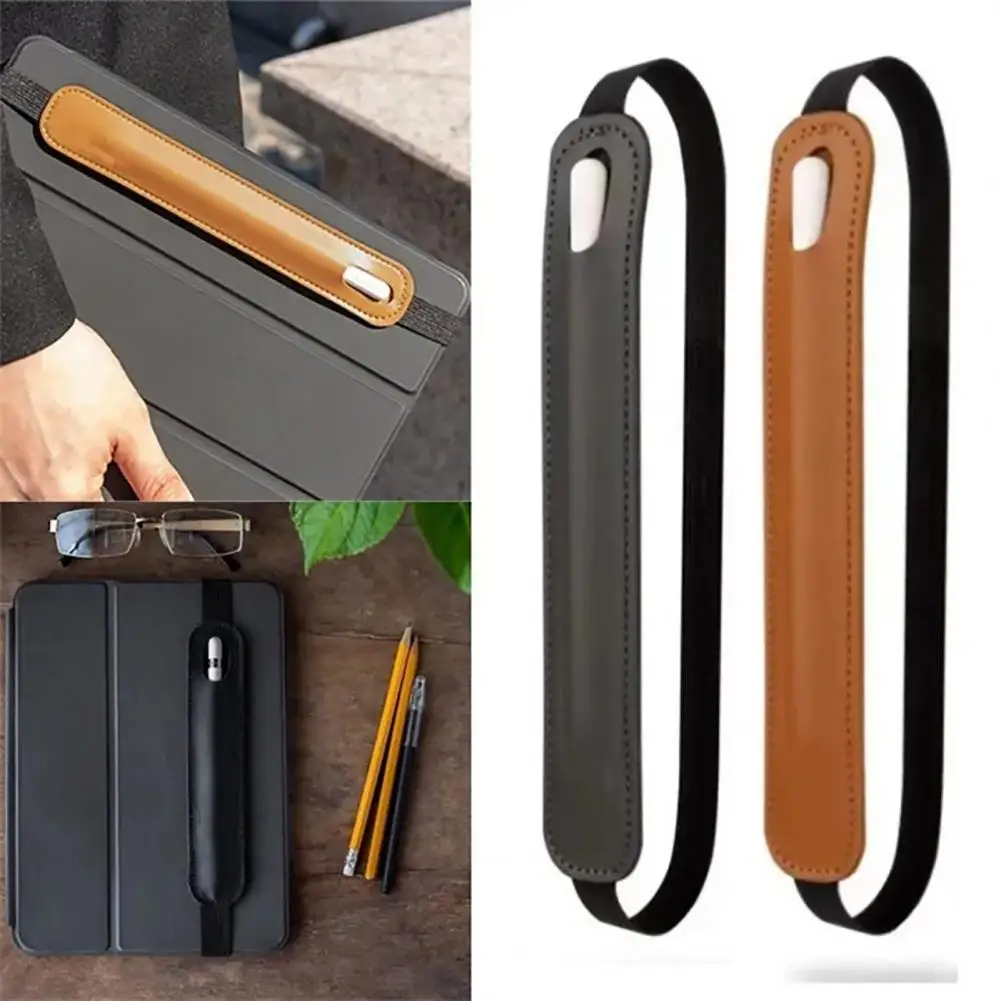 Portable Pen Cover Pencil Case with Adjustable Elastic Strap Adjustable Tablet Pen Holder with Anti-loss Storage Nylon Elastic