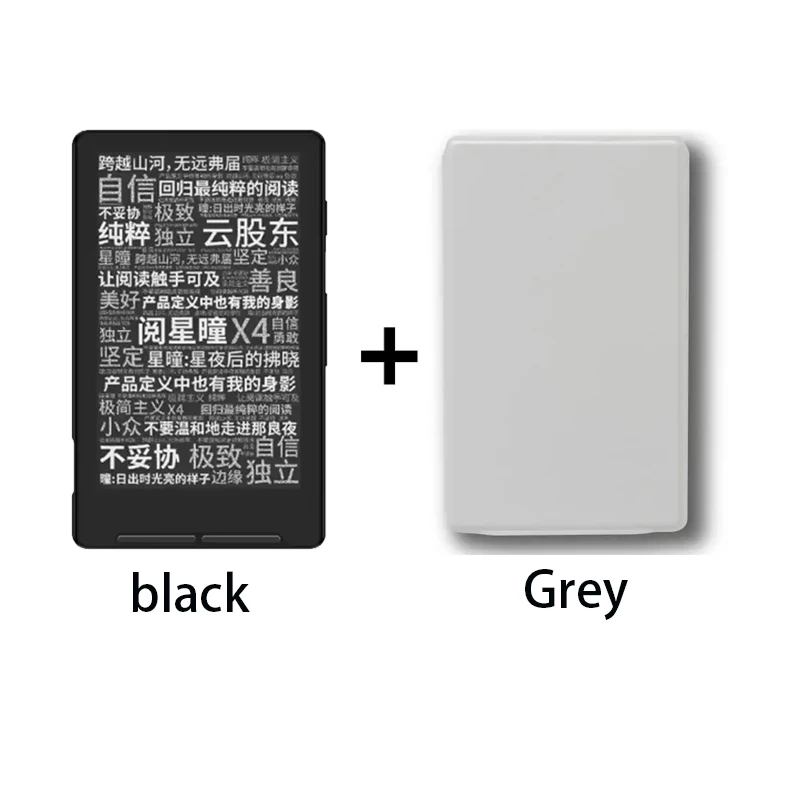 XTEINK X4 4,3 inch E-Book Reader 220ppi Ultradun 650mAh 16GB Ink Screen Magnetisch Lichtgewicht E-Book Readers Case Aangepaste Geschenken