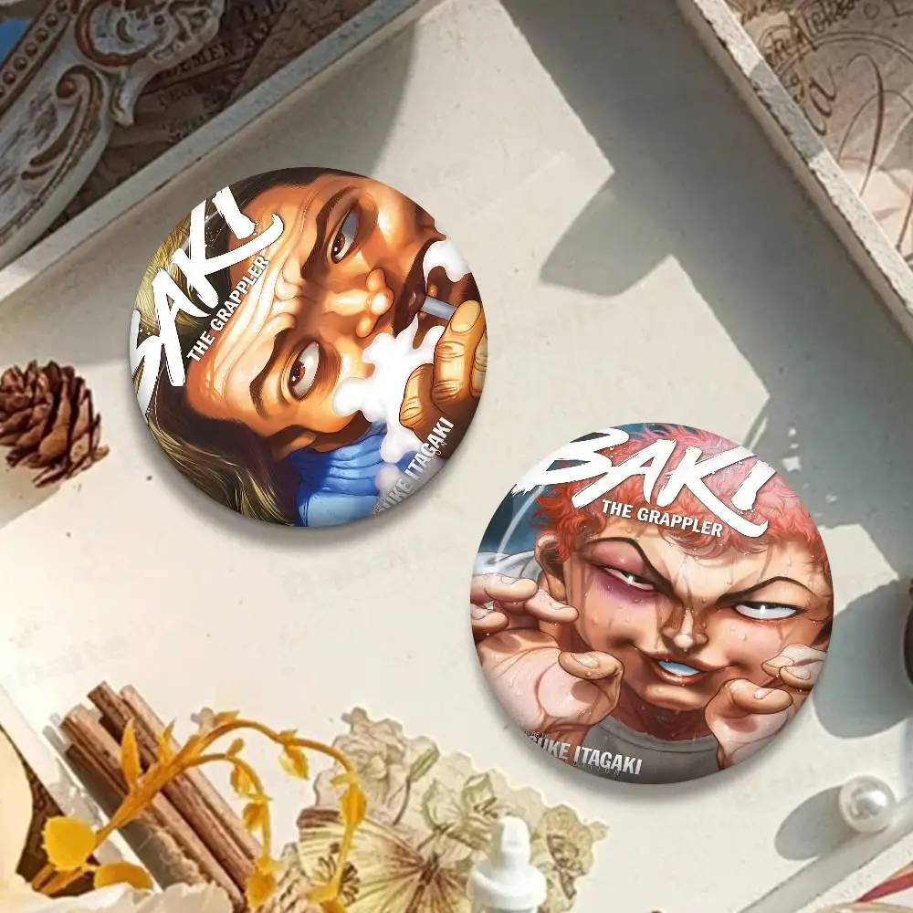 باكي ذا جرابلر أنيمي أنيمي زر دبوس بروش اليدوية للملابس الكرتون شارة ظهره الديكور مجوهرات اكسسوارات #1