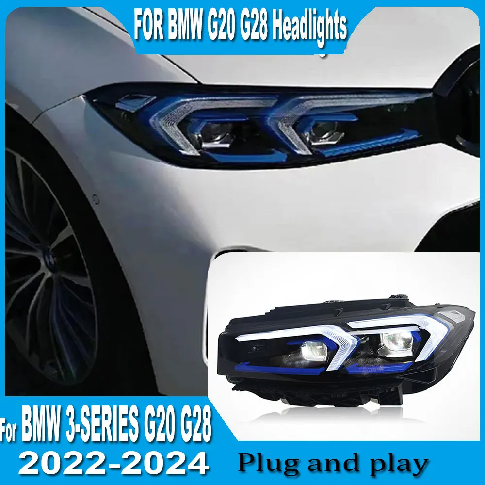 Fari a LED per BMW G20 G28 gruppo fari per auto 2022 2023 2024 320i 325i 330 indicatori di direzione lente per proiettore Angel Eye abbagliante