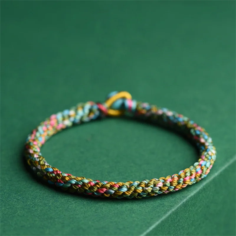 The New Dragon Boat Festival Colorful Rope Hand-woven Bracelet Children's Couple Bracelet Hand-knitted