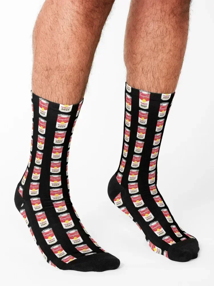 andy warhol soup Socks Sports winter gifts gym cartoon Socks Woman Men's