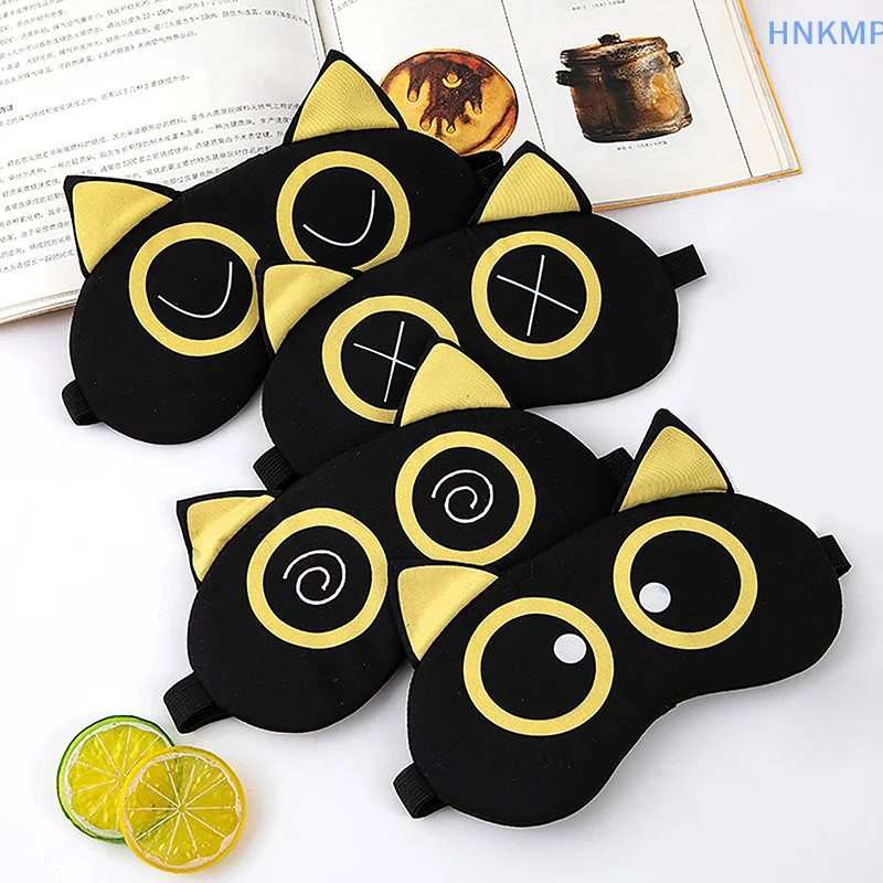 Cartoon Sleep Eye Mask Cute Funny Anime Eye Cover Sleeping Mask Kids Eye Shade Band Blindfolds Sleep Aids Travel Rest Eyepatch