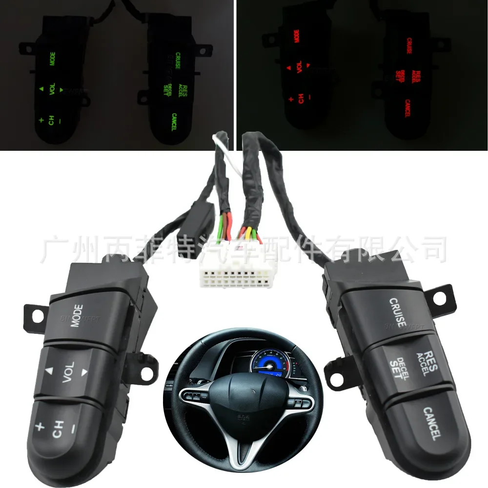 

36770-SNA-A12 Steering Wheel Buttons Volume Control Cruise Switch for Honda Fit Civic