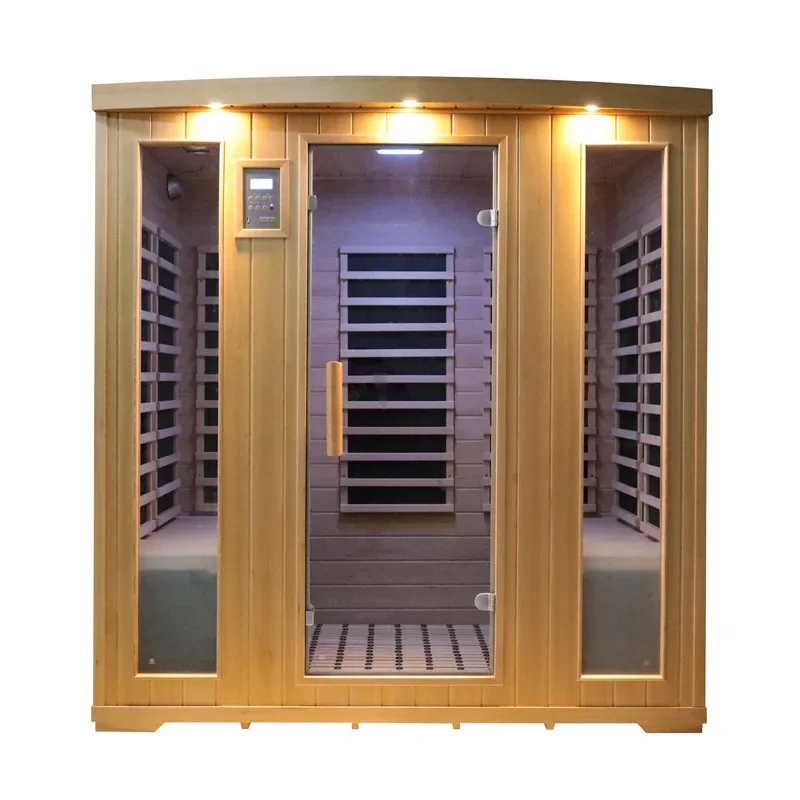 

Sweat steaming graphene carbon crystal sauna room spectrum physiotherapy four people graphene light wave room