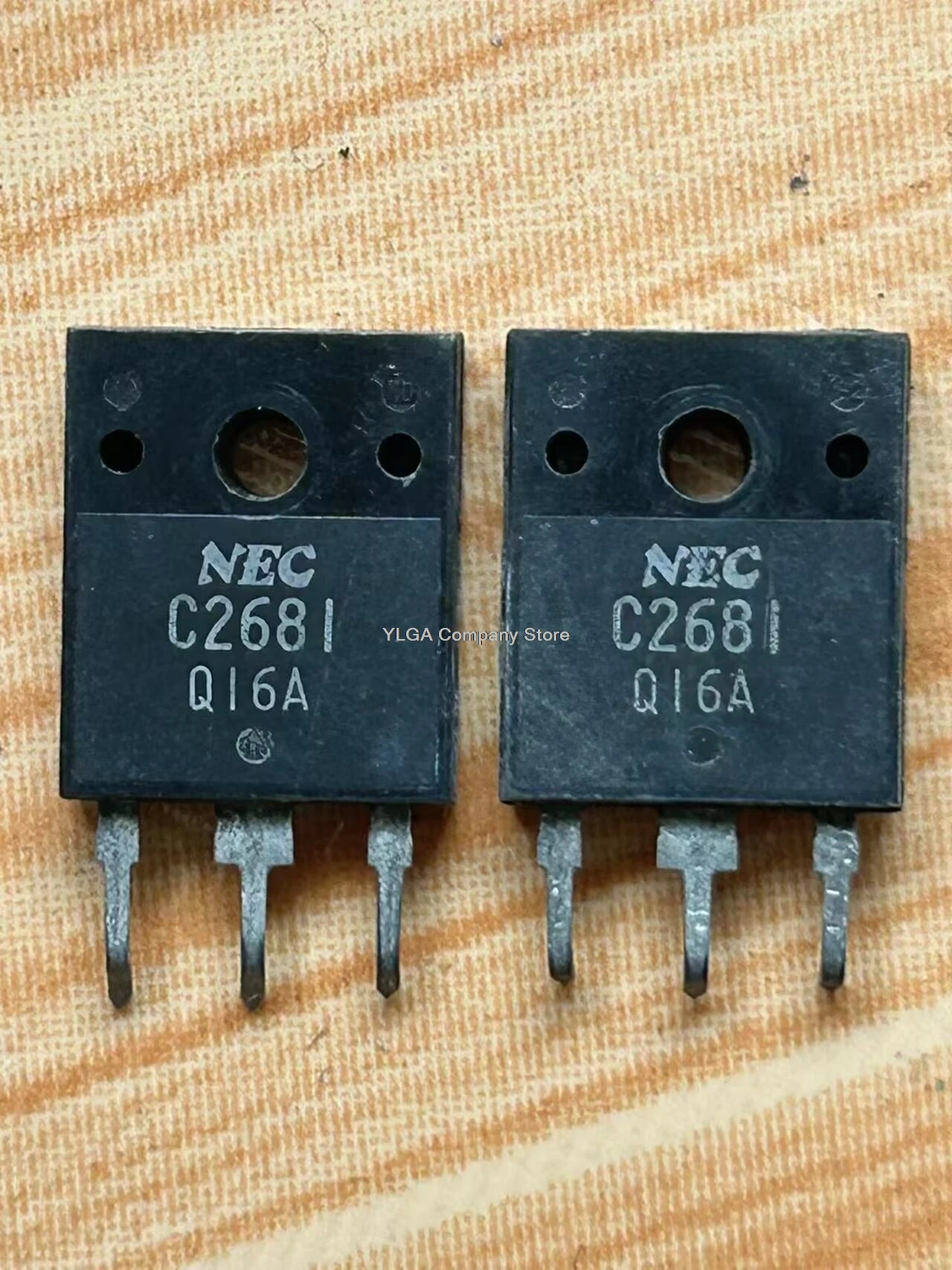 Original imported A1141 C2681 2SA1141 2SC2681 amplifier paired tube transistor     10form a pair -1lot