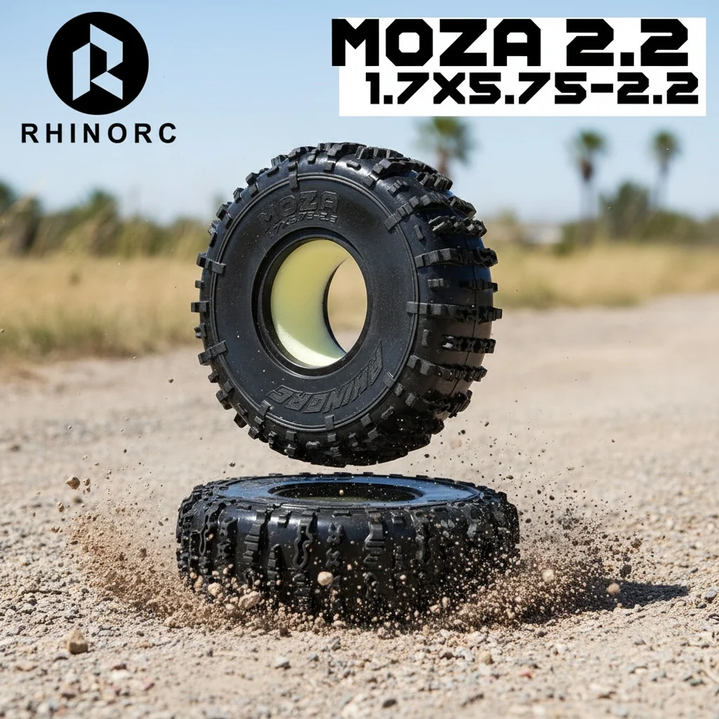 RHINORC MOZA 2.2 inch Competition Tires Super Sticky For Pro and Sporty class (2pcs)