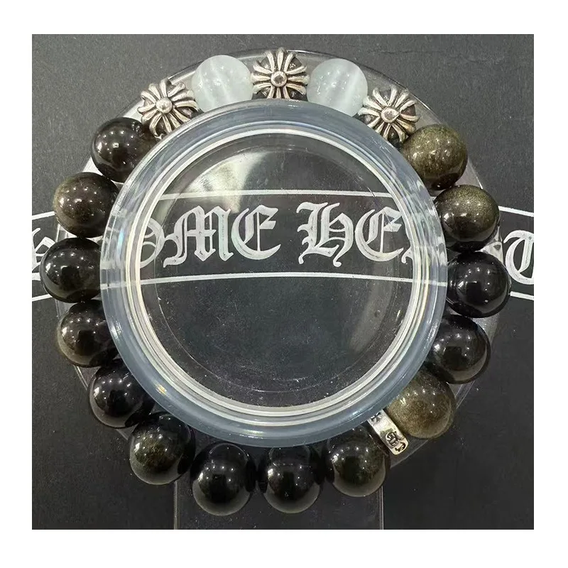 

Браслет White Elf, с бусинами-крестиками, с бусинами-талисманами, одинаковый для мужчин и женщин.